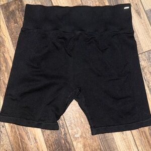 PINK‎ Victoria's Secret Black yoga Shorts